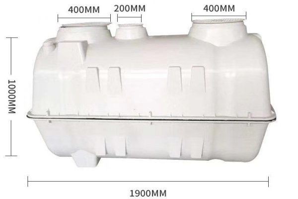 農村廁所玻璃鋼化糞池的使用流程安裝現場情況